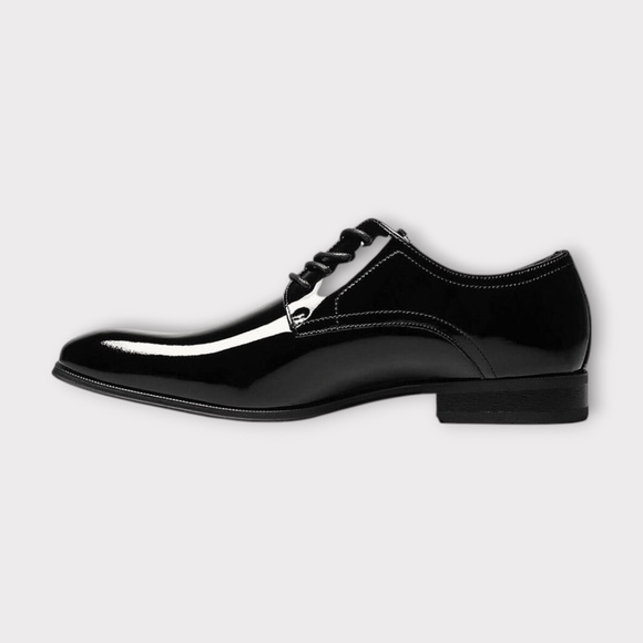 Mens  Florsheim Tux Plain Oxford, Black Patent Leather. 14212-004 main image 6